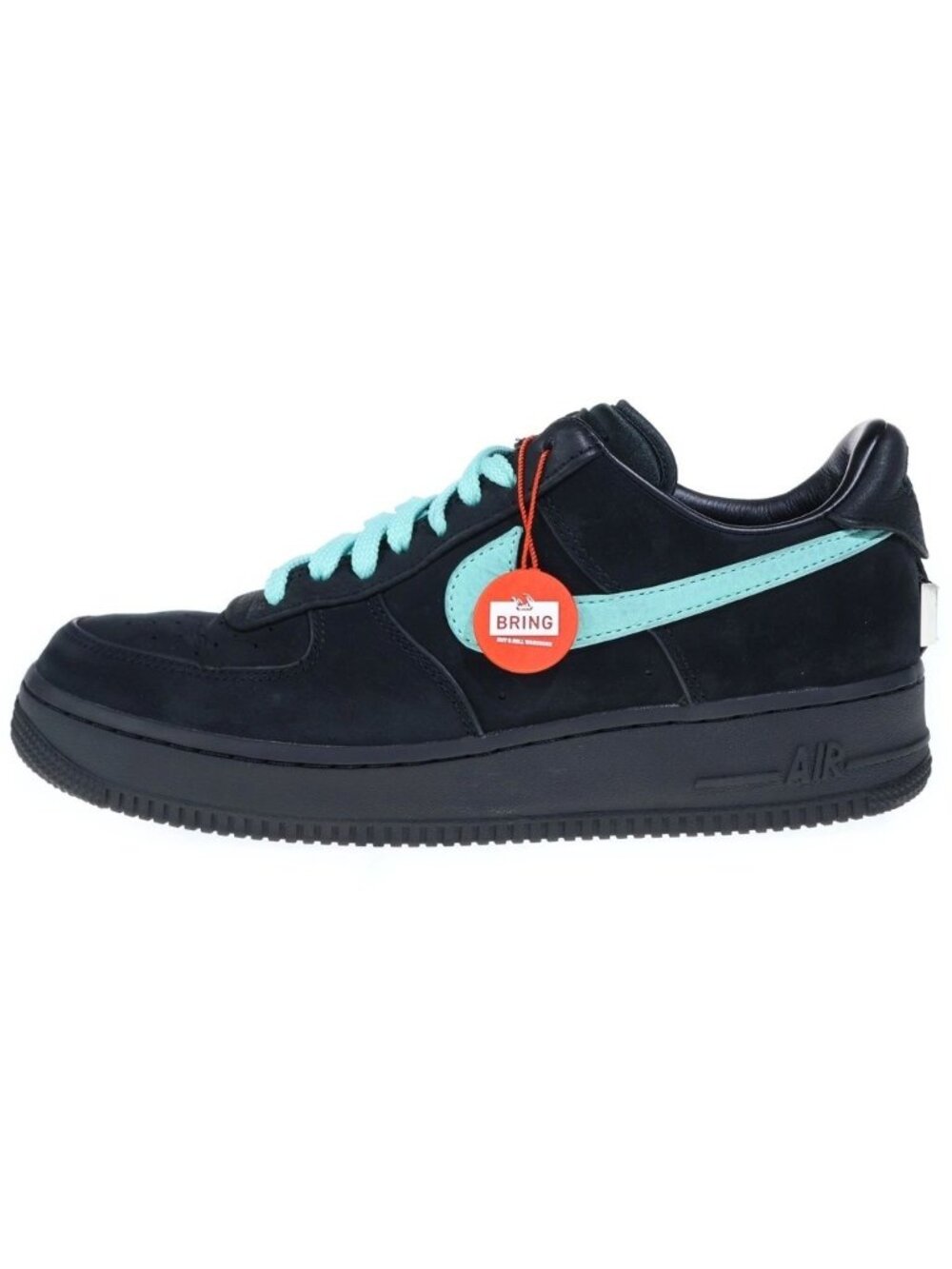 Tiffany & Co Nike Air Force 1 Low Cut Sneakers Black Cobalt Blue Us9